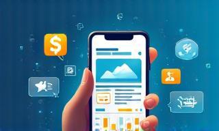 Illustration einer Mobile App Entwicklung