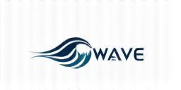 Logo von BlueWave, ausgewählter Kunde